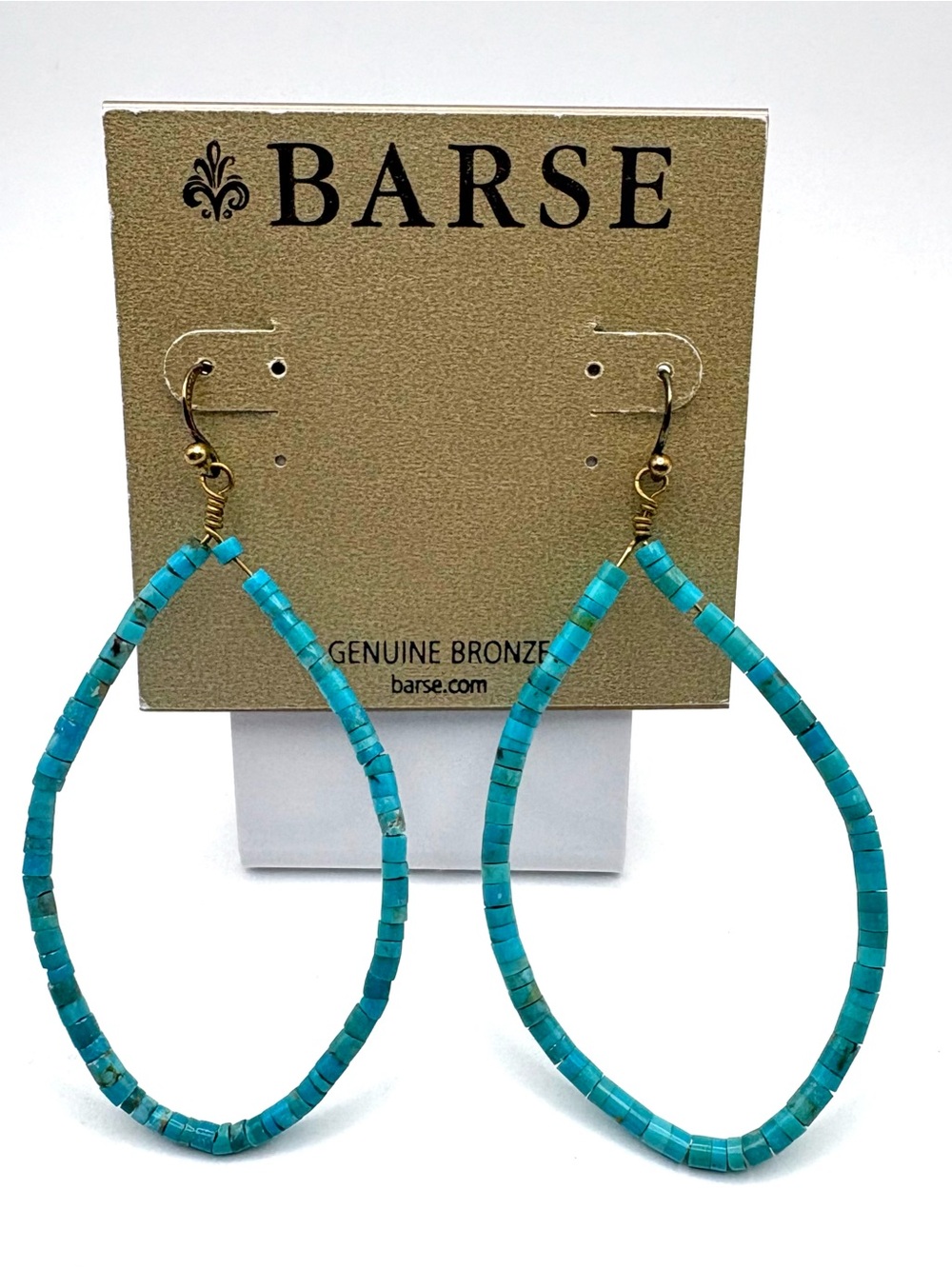 New Studio Barse Natural Turquoise Southwestern Style Dangle Earrings